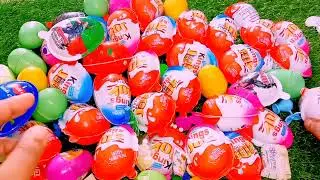 100 Yummy  Kindar Surprise Egg  Toys  Opening A lot Of Kindar Joy chocolate ASMR -