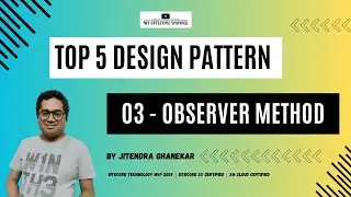 Top 5 Design Pattern - 03 - Observer Design Pattern #designpatterns #learning #interviewquestion