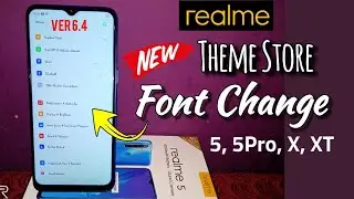 Realme 5 Font Change | Font Change Theme Store For Realme 5, Realme 5 Pro, Realme X & Realme XT |