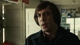 No Country For Old Men - Coin Toss Scene 2160p #horror #moviescene #romance