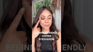 Beginner-Friendly Copper Eyeshadow ✨ | #makeup #eyeshadow #maquillaje #makeupforbeginners