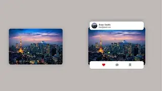 Awesome Cards Hover effect using Html and css
