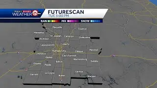 Futurescan shows Tuesday thunderstorm risk