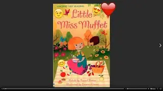 Storytelling: Little Miss Muffet. Мисс Маффет. Читаем вместе на английском.
