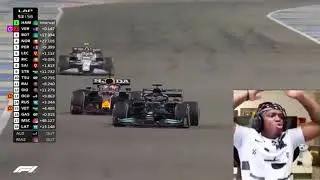 KSI reacts to the Verstappen/Hamilton incident from the F1 2021 Bahrain GP | F1 meme