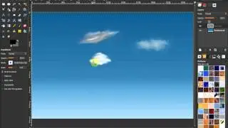 GIMP tutorial: Create clouds