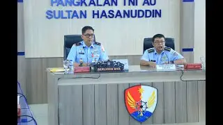 Entry Briefing Tim Audit Kinerja Itkoopsudnas di Lanud Sultan Hasanuddin