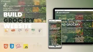 Create a Grocery Website Responsive (HTML, CSS, Java Script) #1