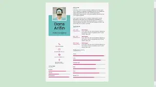 Curriculum Vitae Using CSS