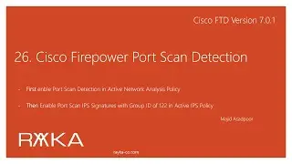 26. Cisco Firepower Port Scan Detection