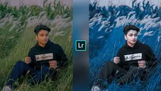 Lightroom Grey And Blue Tone Photo Editing | Lightroom Se Photo Editing Kaise Kare | सबसे आसान तरीका