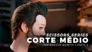 Corte Médio somente na Tesoura | Corte na Tesoura (Parte 3)