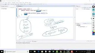 onlinegdb for running Java program, variables in Java, implicit and explicit type #6