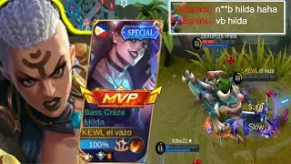 BARATS TRIED TO BULLY ME GONE WRONG! (GOOD ROTATION) | HILDA BEST BUILD AND EMBLEM SET 2022 | MLBB