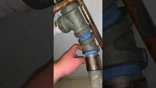 How I replaced a rotting galvanized drain line.