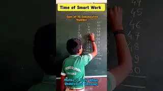 Sum of Consecutive Number | Sum of Series #trending #maths #vedicmaths