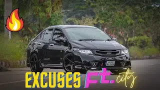 Excuses ft. Honda City🔥| Song by AP Dhillion | GAK Studio