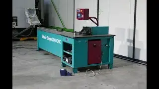 4106 = Stierli Bieger 30 T horizontal bending press with 2000 mm cnc back stop MACH4METAL