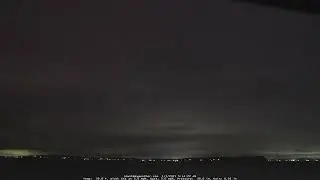 Aurora through the clouds - Jan. 1, 2025