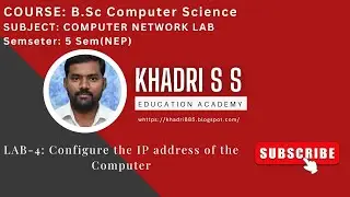 Computer Network Lab 4||BSC 5SEM||