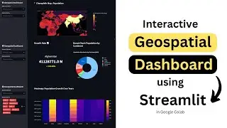 Interactive Geospatial Dashboard using Streamlit