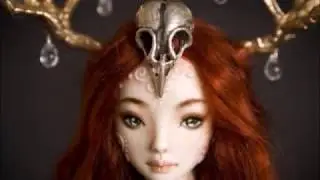 Утонченные фарфоровые куклы марионетки от российской художницы