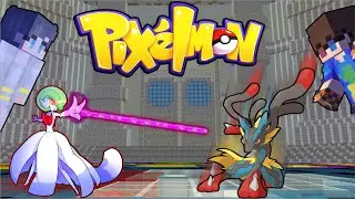 Battling The CHAMPION of Kalos! Minecraft Pixelmon
