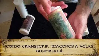 Como transferir imágenes en velas. Muy Fácil