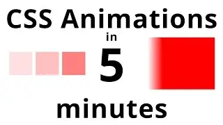 Learn CSS Animation basics in under 5 minutes!