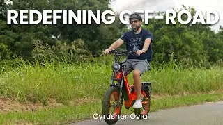 Redefining off-road cycling with ease, style, and power! #cyrusher #ebike #ovia