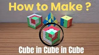 3X3 Rubiks Cube Pattern || Cube in a Cube in a Cube Pattern || in English