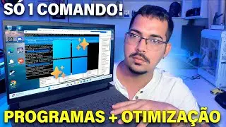 USE 1 COMANDO PARA INSTALAR PROGRAMAS E OTIMIZAR WINDOWS 10/11 | Deixe seu PC Mais Rápido !