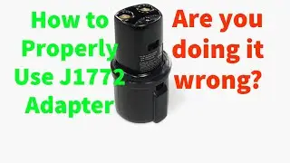 How to properly use Tesla J1772 Adapter
