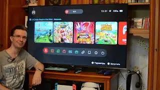 Nintendo Switch 2 в ТВ-режиме— интерфейс, загрузка и игры на большом экране