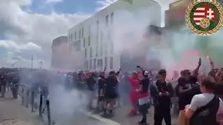 Hungarian fans in Bordeaux | Euro France 2016
