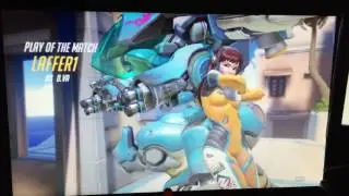 Overwatch cliff fun with d.va