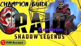 [F2P] | Centurion Raid Shadow Legends Champion Guide | Underrated Void Rare! | Self Healing!