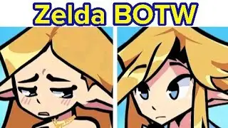 Friday Night Funkin Link VS Princess Zelda Breath of The Wild FNF Mod Enjoy 😉🎤💖