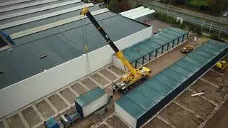 Drone view Recording: Verkade Beton. Project Lierweg