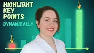 Changing Visible Columns-Highlight Max and Min Values in an Interactive Chart in Microsoft Excel