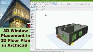Archicad Tutorial - Quick and Easy method to place window in Archicad for beginner