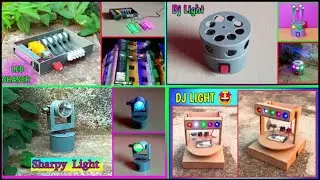 4 Type DJ LIGHT Making| my dj light video collection|how to make sharpy ligh #sbcreator
