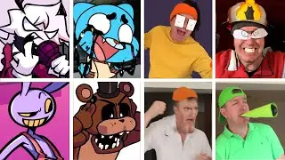 Casanova but Different Characters Sing It in real life (FNF Casanova but Everyone Sings It)