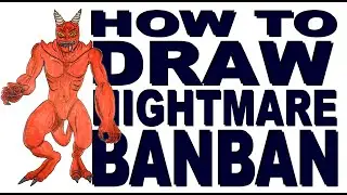 How to draw Nightmare Banban (Garten of Banban)