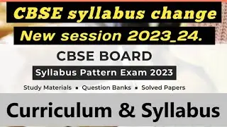 cbse syllabus 2023-24 class 10 Cbse latest news || cbse syllabus class 10|Board Exam 2024 #class10
