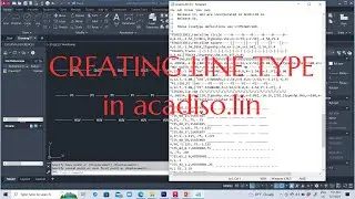 AutoCAD 2023 - Creating new Line Type in acadiso.lin