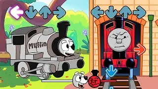 FNF NEW Bluey Engine VS ALL Big Engine Brawl (Can Can) Friday Night Funkin'