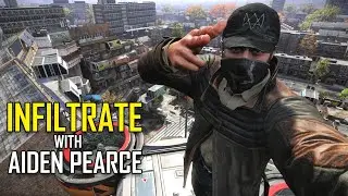 BRIXTON BARRIER BLOCK INFILTRATION with AIDEN PEARCE (No HUDS) | Watch Dogs Legion |