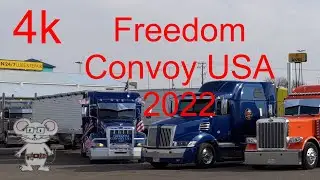 Freedom Truck Convoy 2022 Sioux Falls, SD in 8K