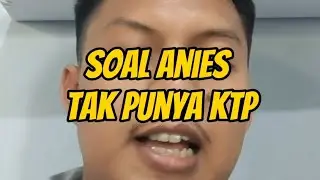 Angin Tak Punyq KTP ? Pak Anis Blunder lagi